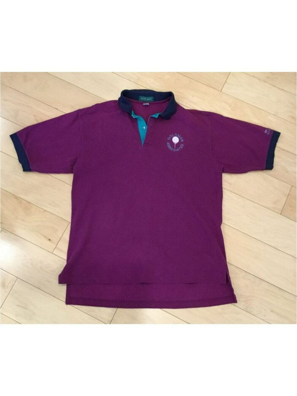 Vintage "Goldman Associates 8th Annual Golf Outing" Outer Banks Polo Shirt Sz XL